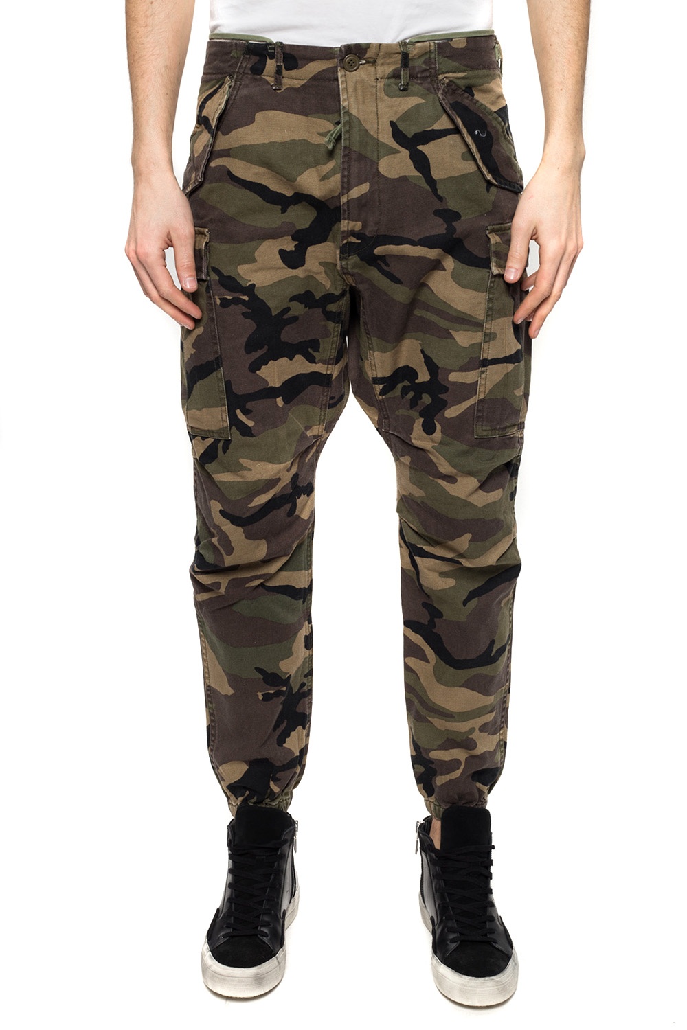 Brown Camo pattern trousers R13 Vitkac Germany